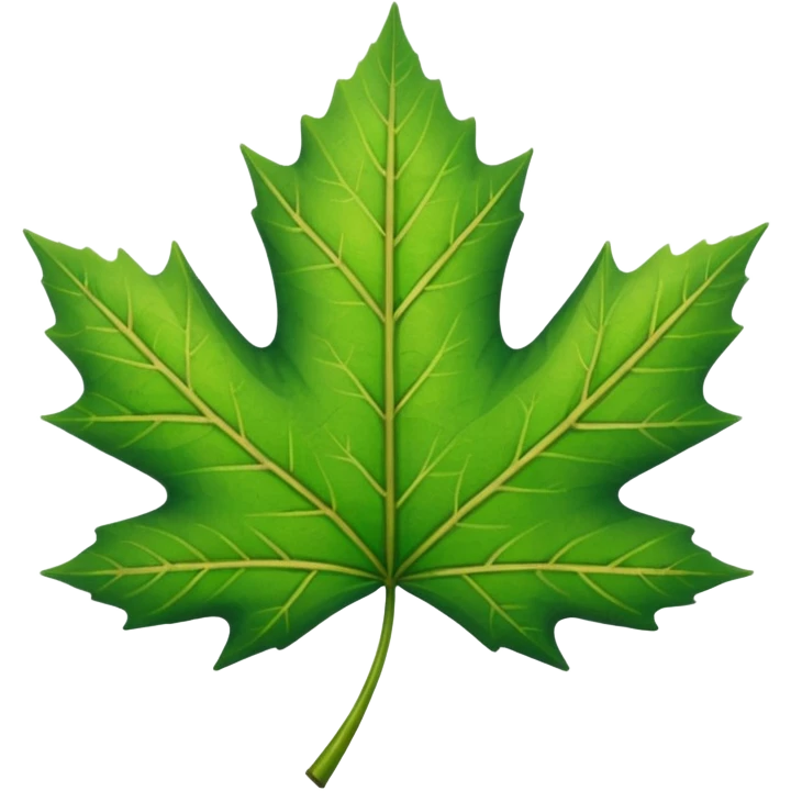 a single leafd emoji