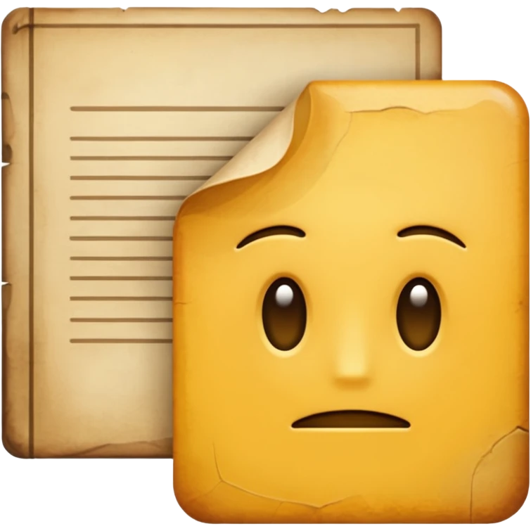 document important sans visage emoji
