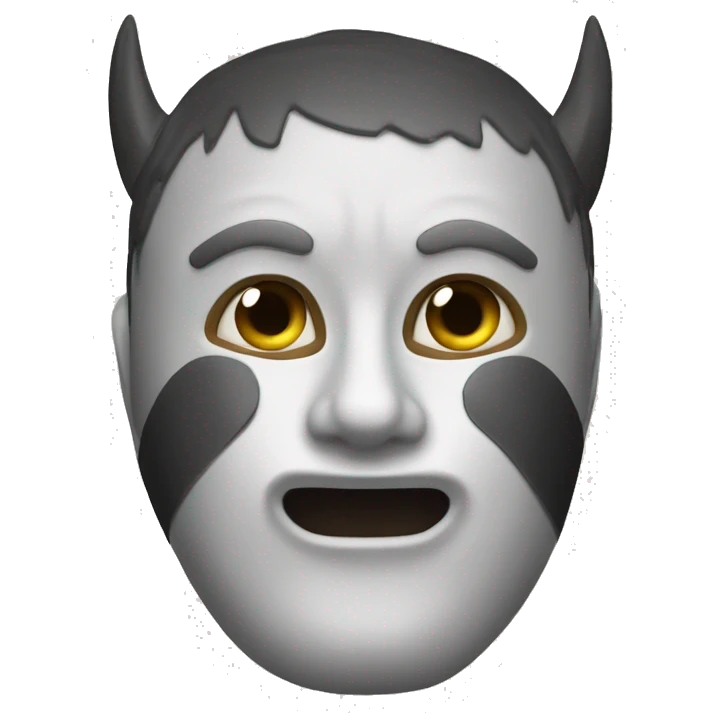 Samura, hirsch maske emoji