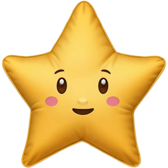 star shaped pillow emoji