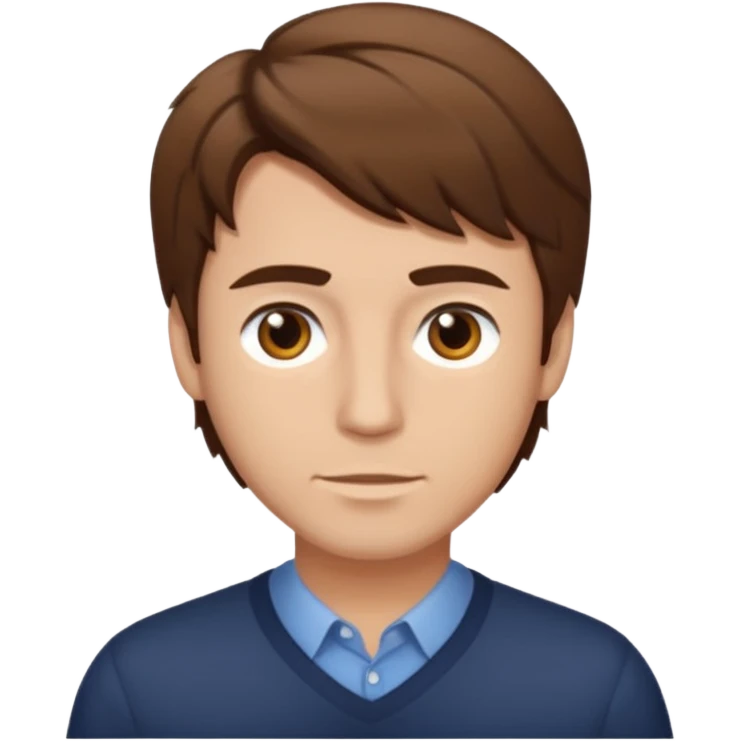 Man with hair emoji