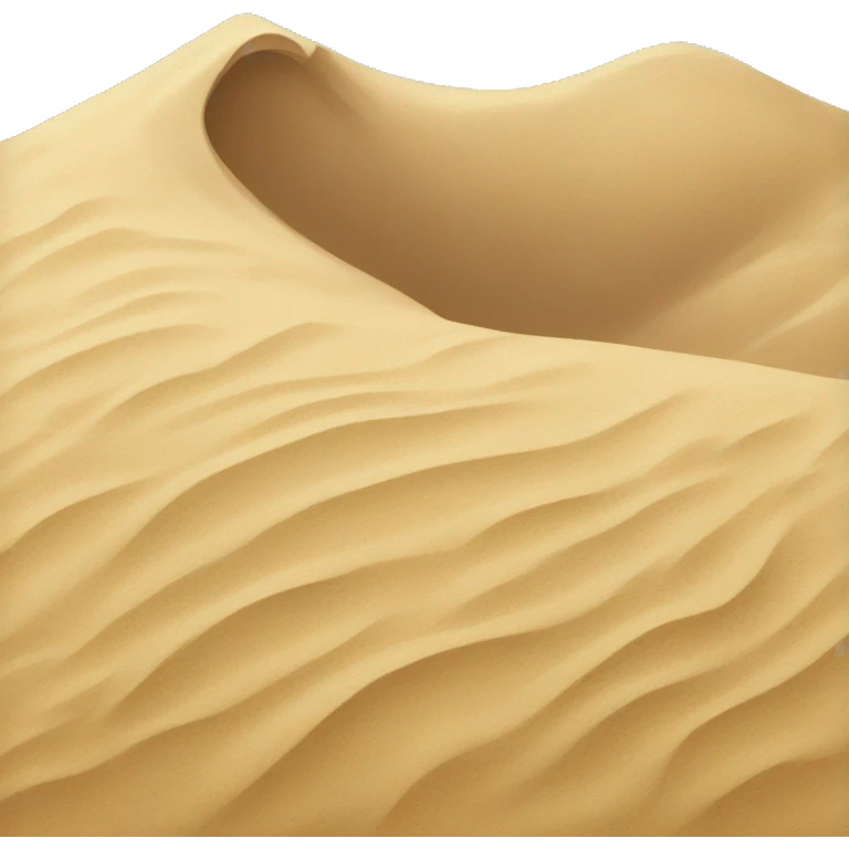 Sand dune  emoji