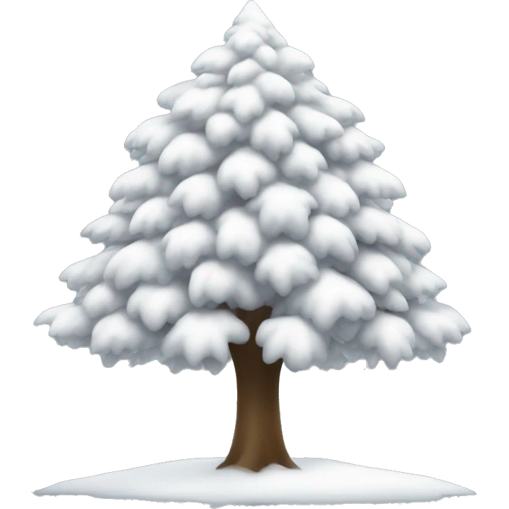 white new year tree emoji