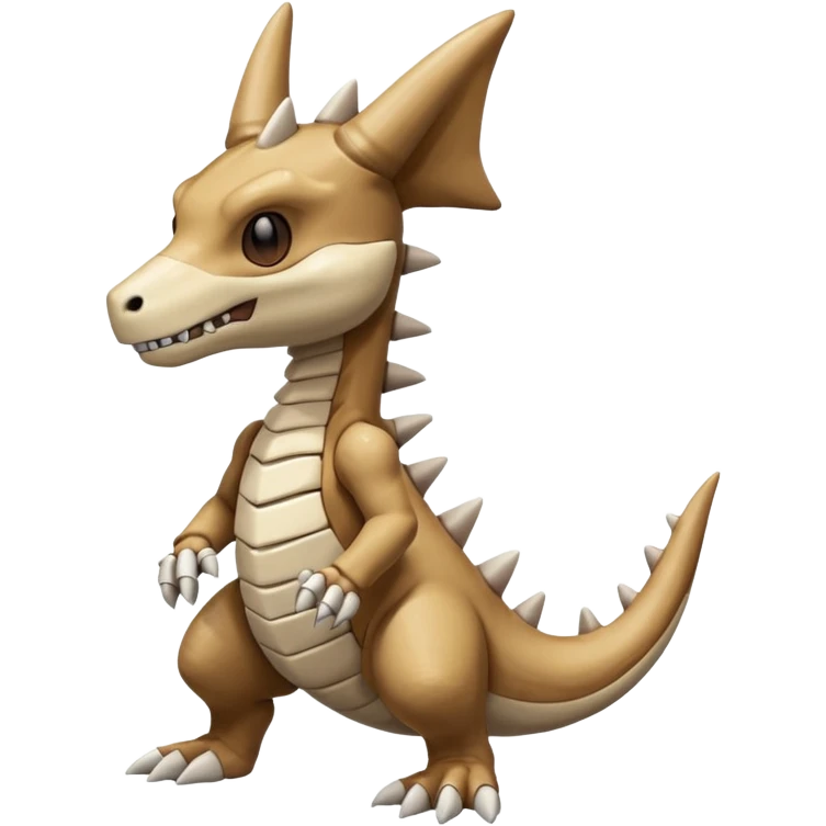 Marowak-Cubone-fusion (full body) emoji