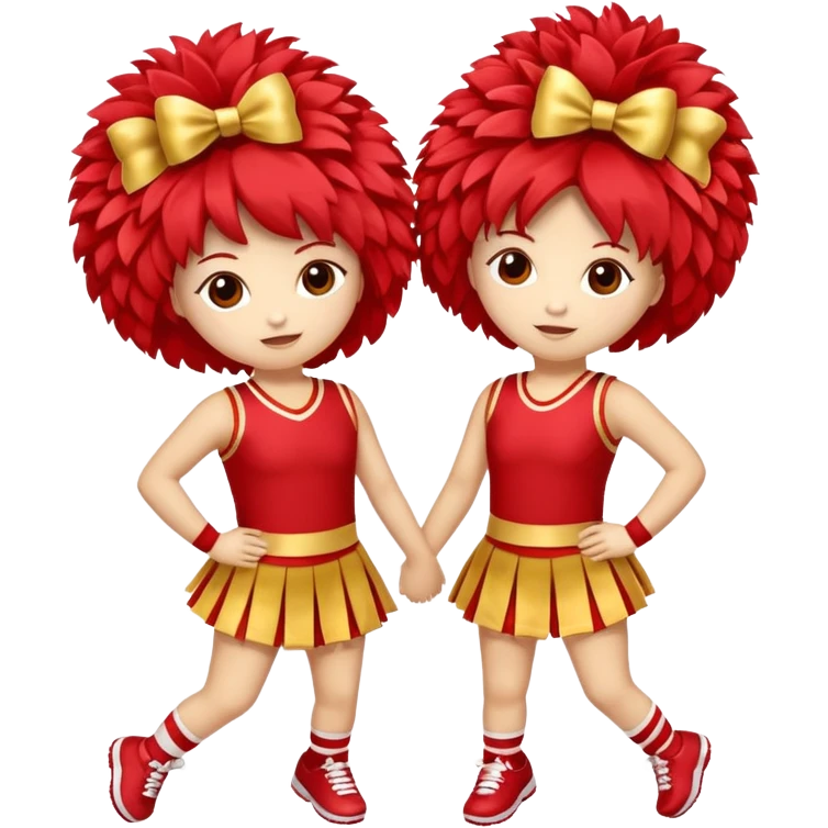 Cheer poms emoji