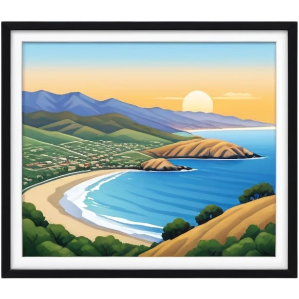 Central coast of California valley emoji
