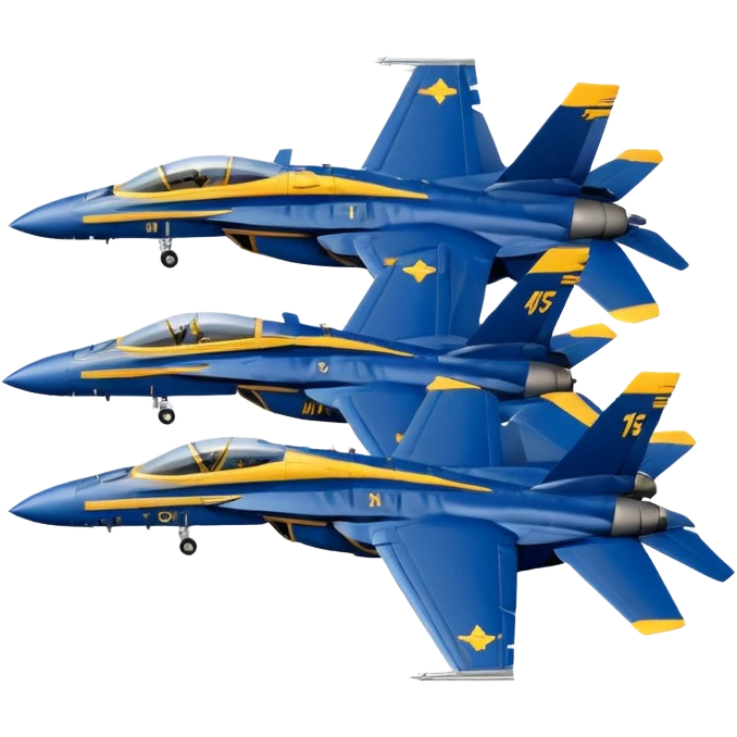four US Navy Blue Angels f/a-18s emoji