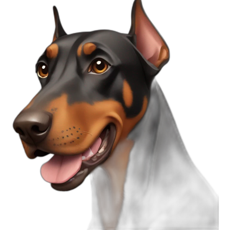 two DOBERMAN emoji