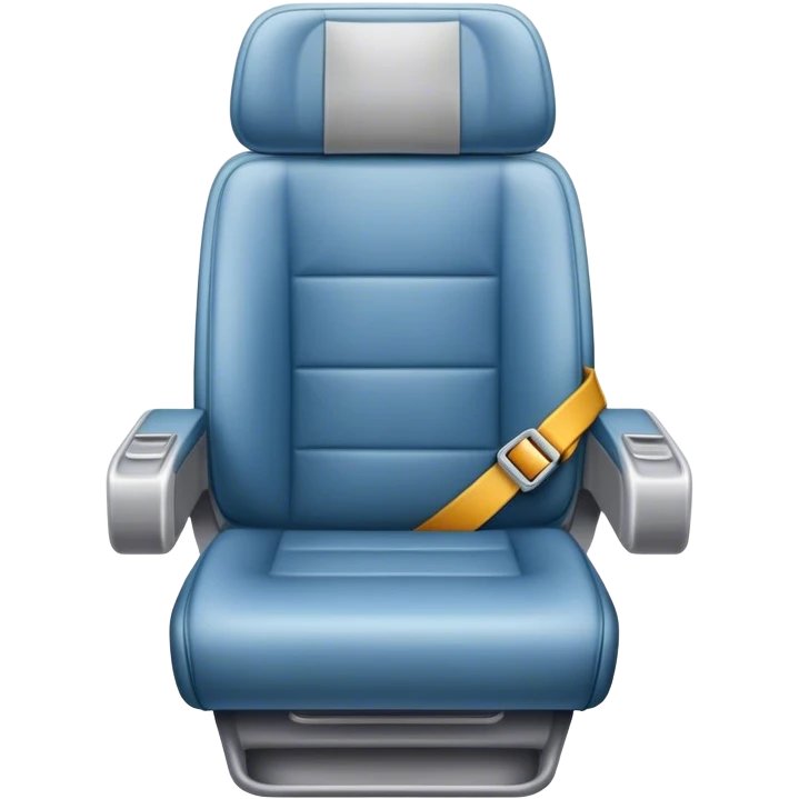 plane seat seatbelt emoji