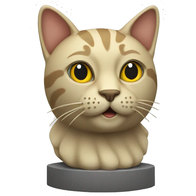 cat statue emoji