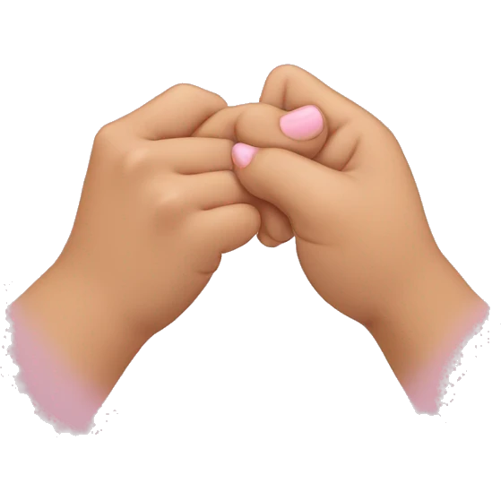 Pinky promise emoji