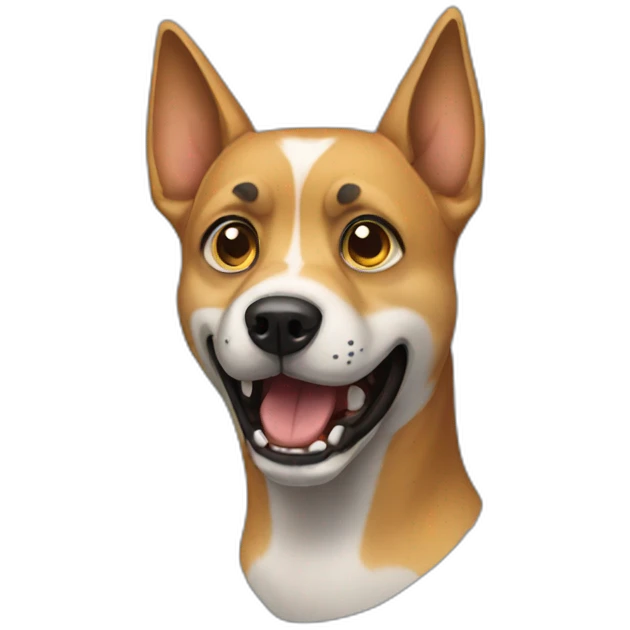 Fear dog emoji