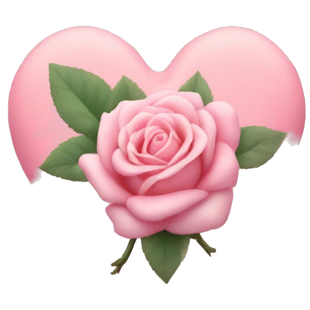 corazón rosa pastel emoji