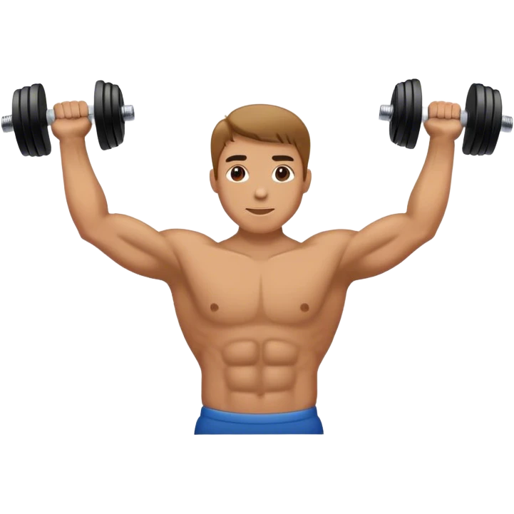 anterior deltoid dumbbell raise emoji
