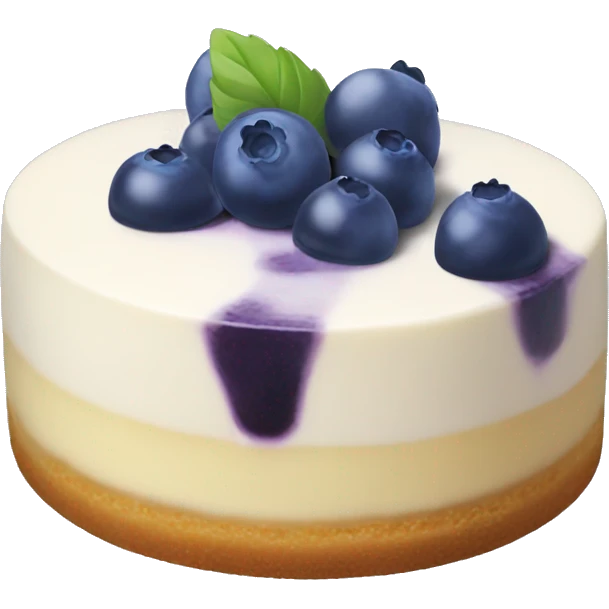 Blueberry Cheesecake  emoji