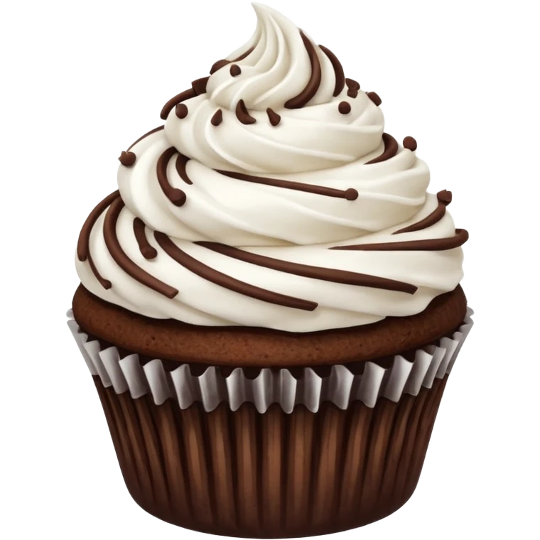 chocolate cupcate emoji