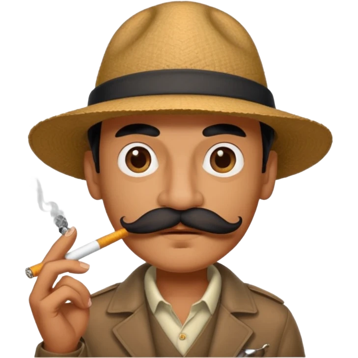 Bug smoking cigarette emoji