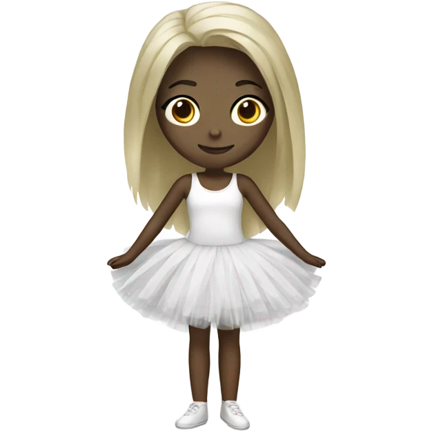 tutu olive white girl emoji