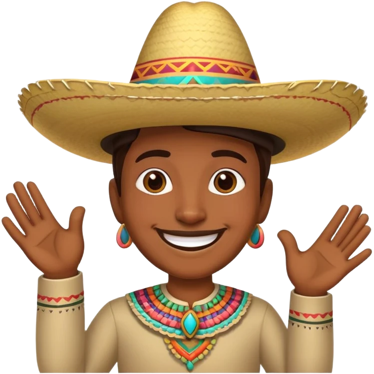 Mexican saying yes emoji