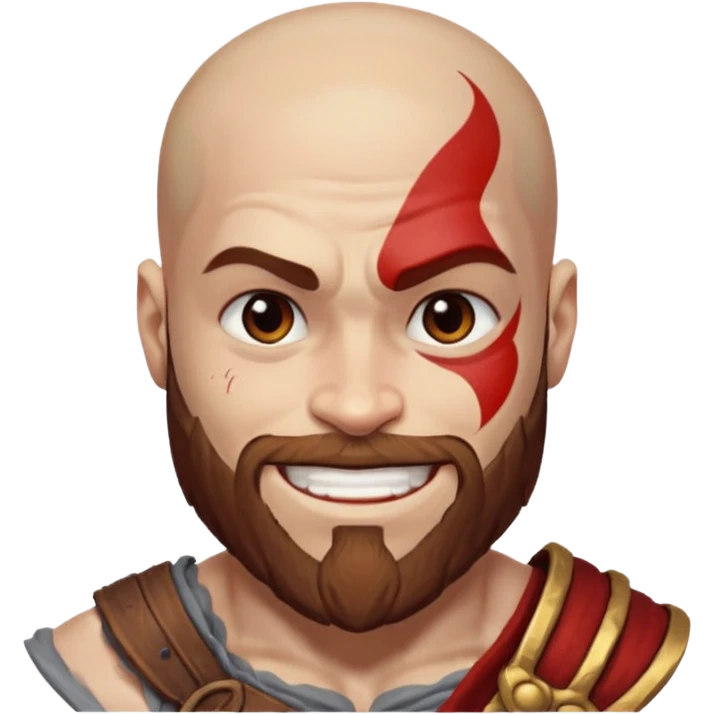 kratos smıle young emoji