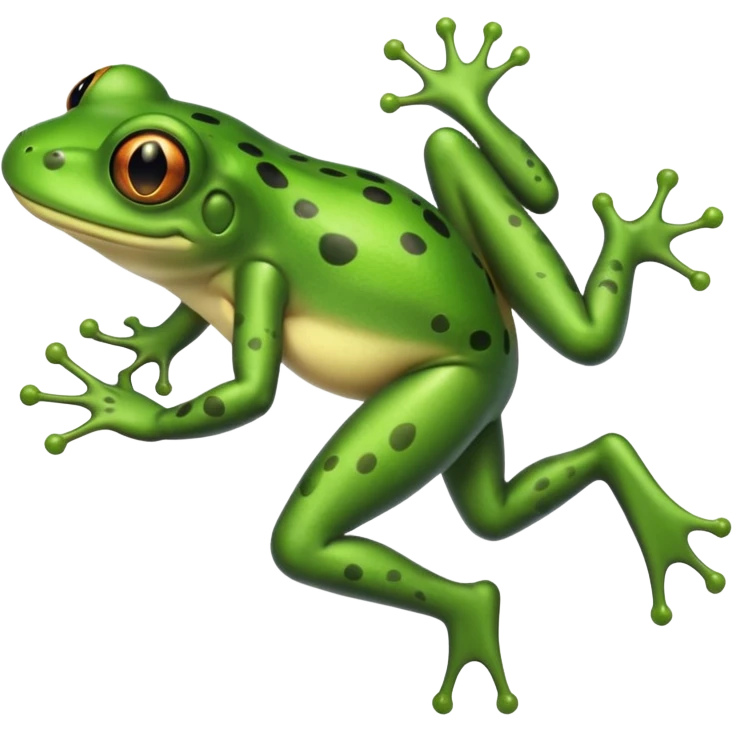 frog jumping emoji