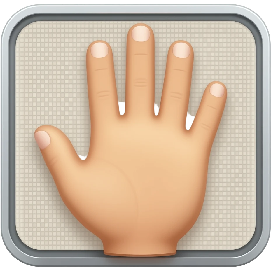 hang on back filter emoji