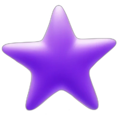 Falling Star purple  emoji