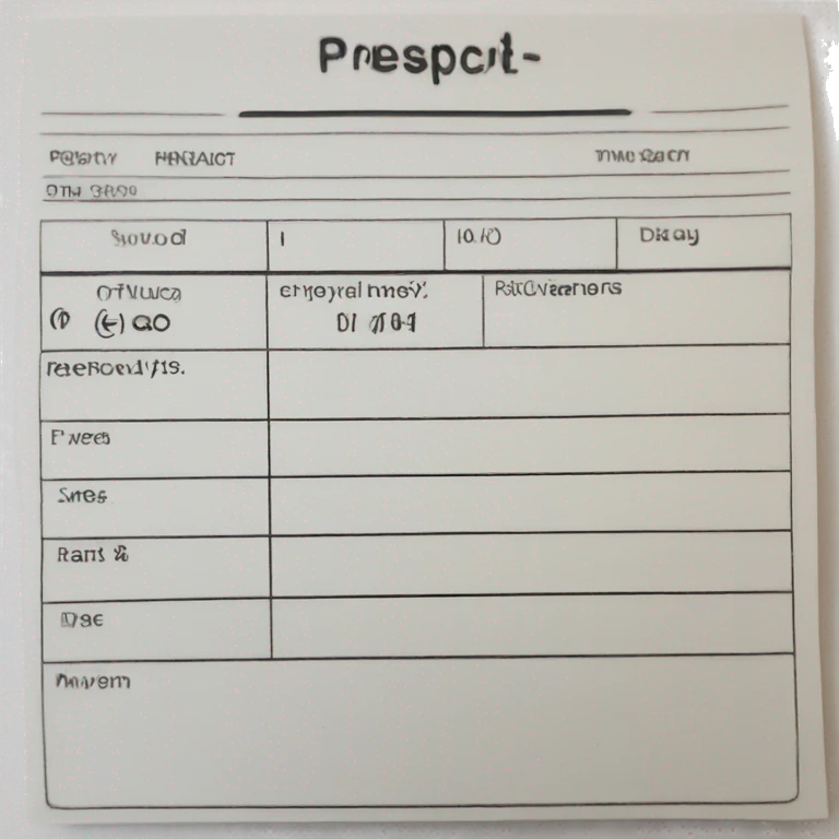 Prescription pad emoji