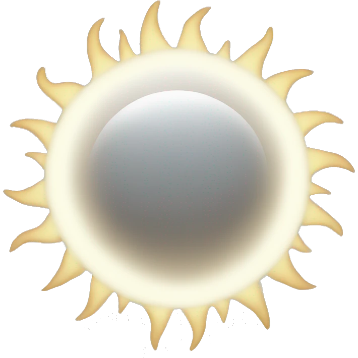 white sun emoji