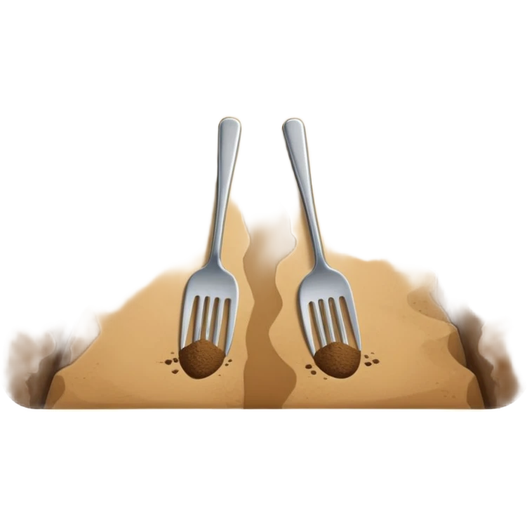a fork in the road with two different paths emoji