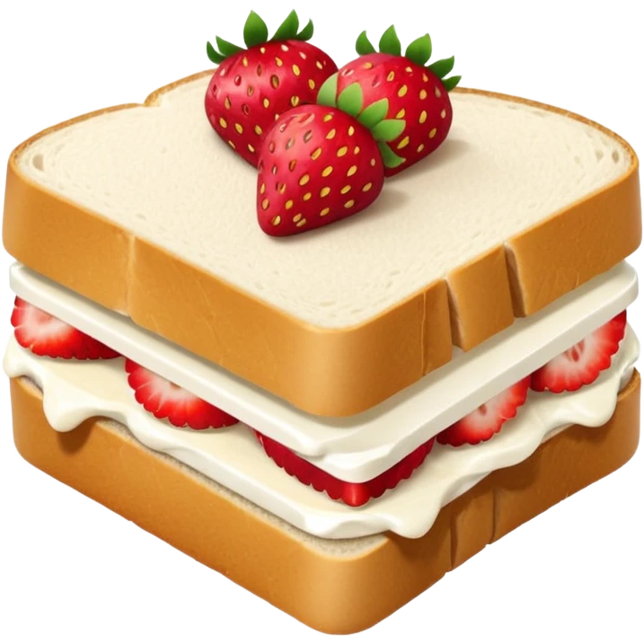 Strawberry sandwich   emoji