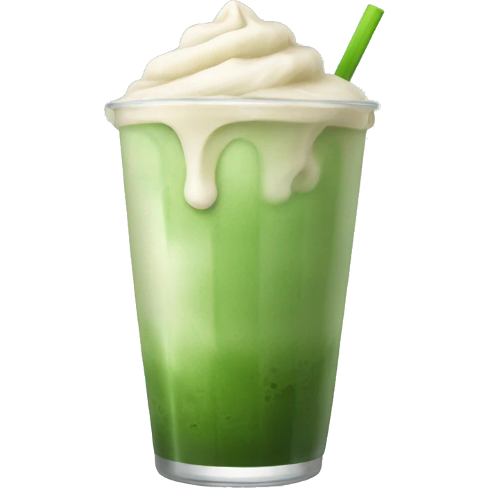 iced matcha latte emoji