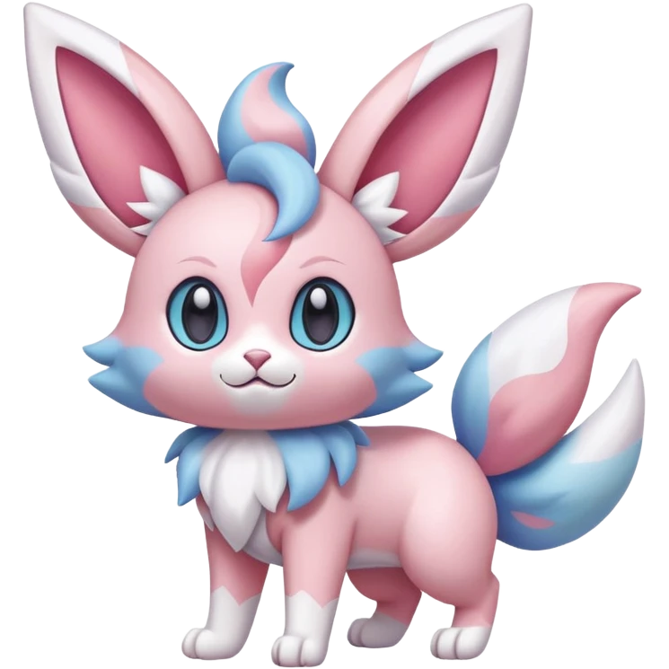 Sylveon-Skitty-Fakémon-hybrid-creature (full body)  emoji