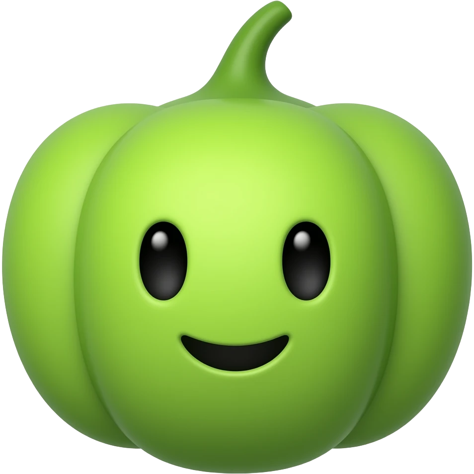 Plant with a face emoji