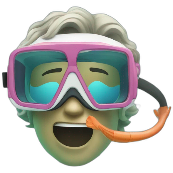 snorkelling emoji