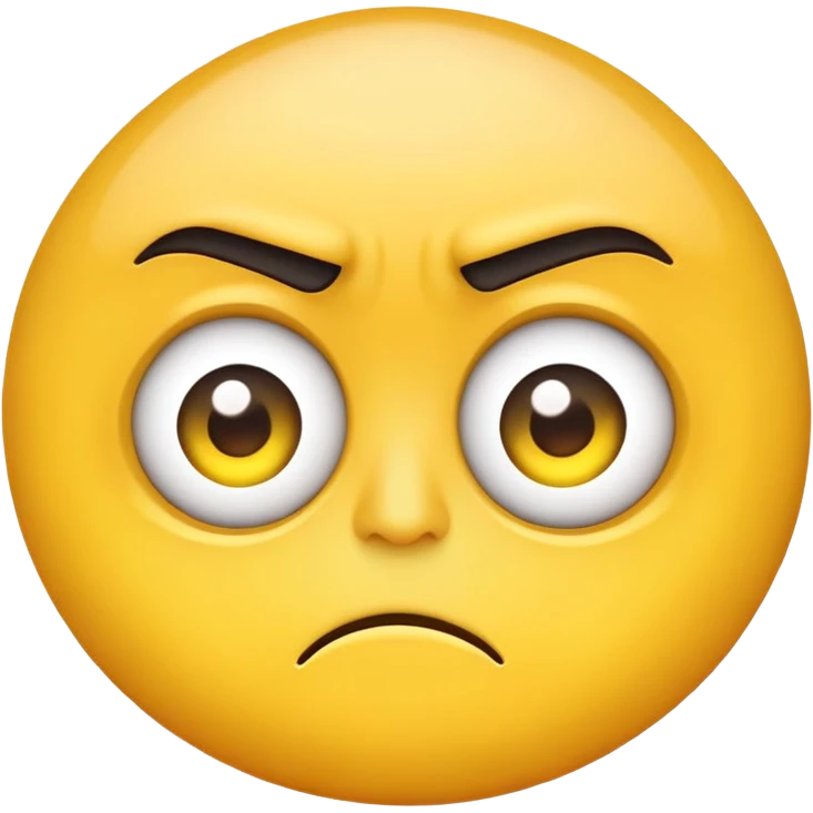 Eye roll grumpy emoji emoji