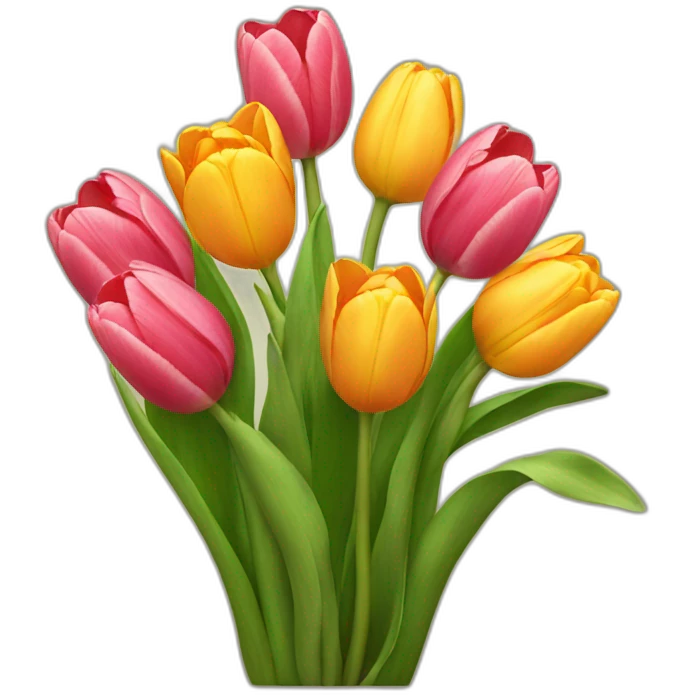 Tulip bouquet  emoji