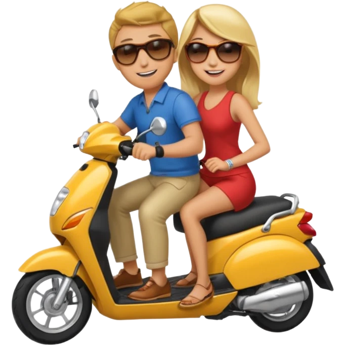 honda dio new byke couple going emoji