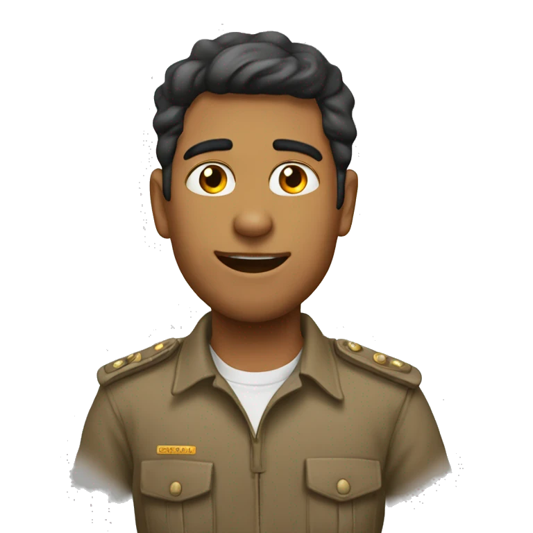 Тигренок в очках emoji