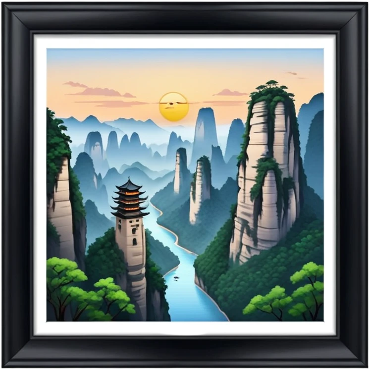 Zhangjiajie emoji