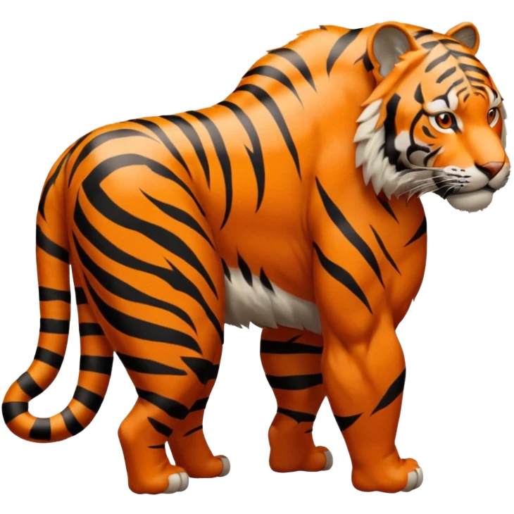 Back of a tiger emoji