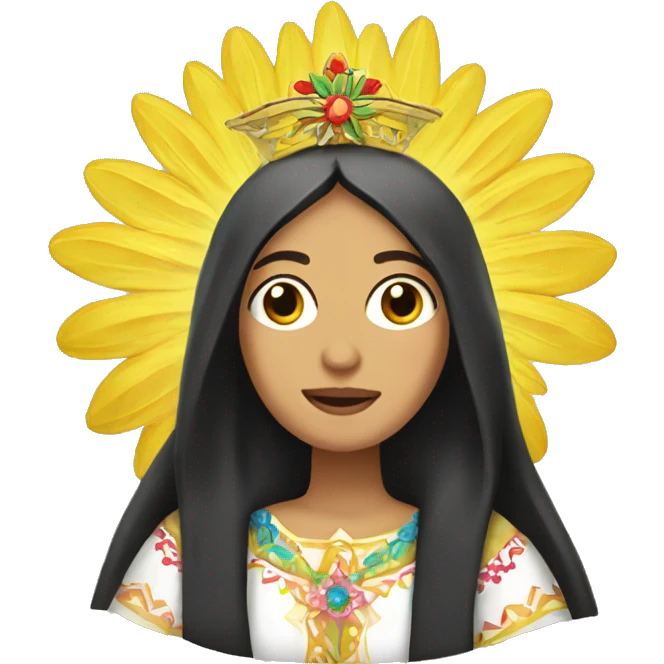 Mexican virgen María  emoji