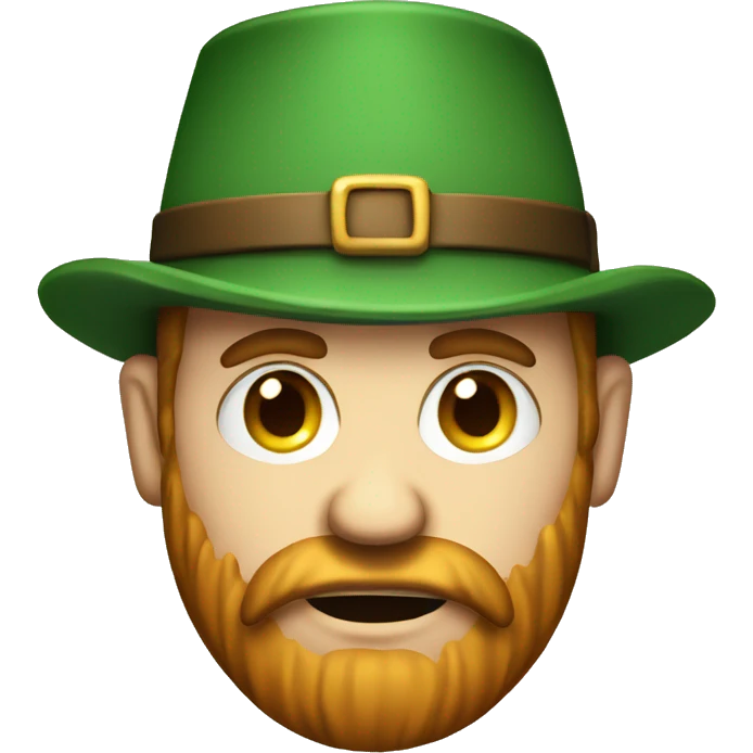 irish angry man 30 years old with beard and hat emoji