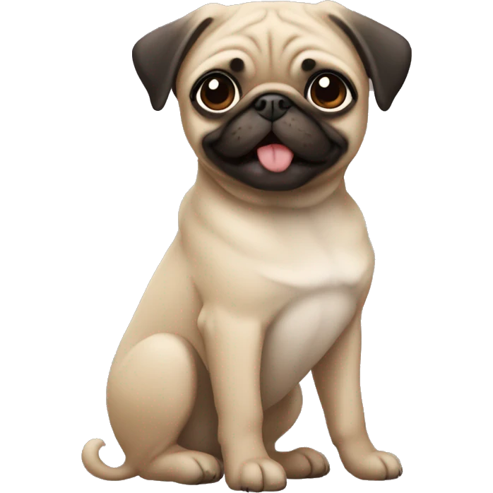 Pug girl emoji