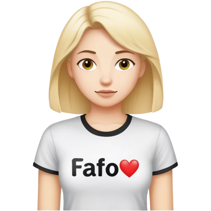 Susan wearing a tee shirt thats says “FAFO” emoji