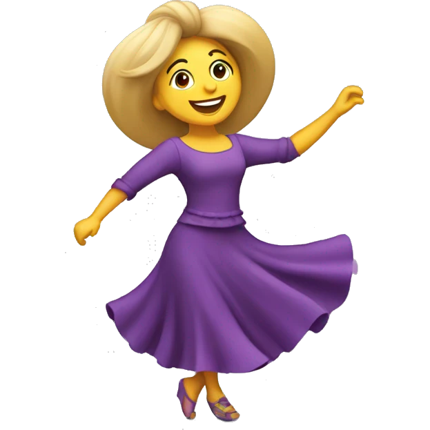 MAESTRA FELIZ bailando  emoji