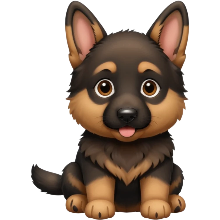 german shepard puppy emoji