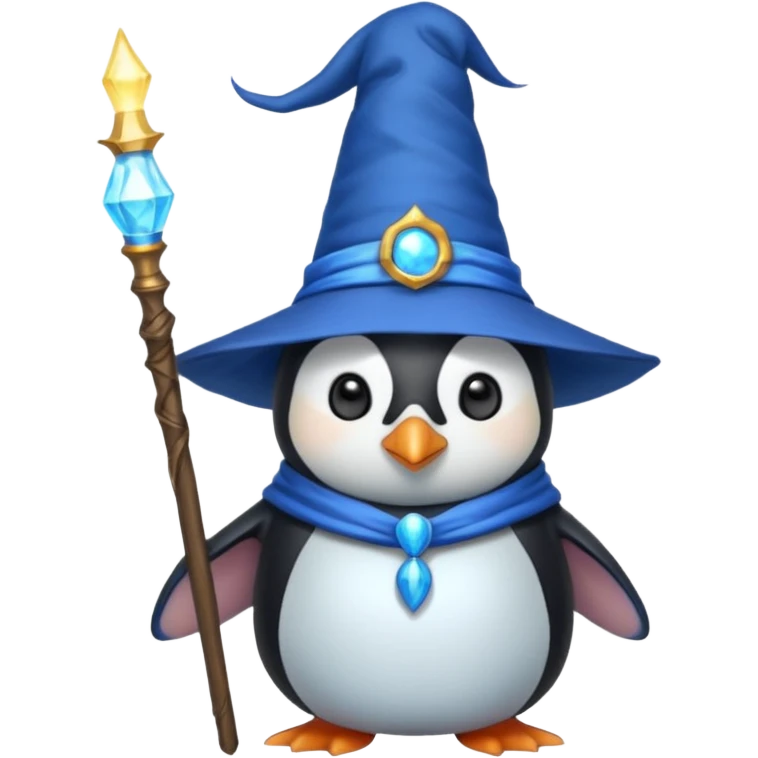 Penguin Wizard emoji