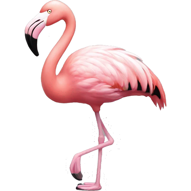 light pink flamingo emoji