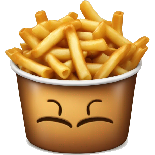 Poutine qui mange des pâtes? emoji